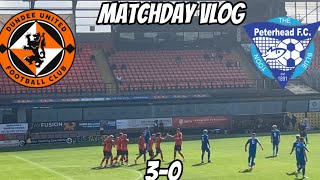 First win of the season | Dundee United 3-0 Peterhead Matchday vlog | viaplay cup match day 3