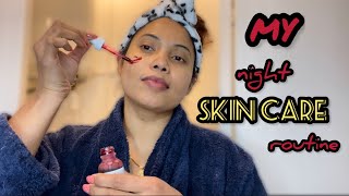 දිදුලන සමකට රාත්‍රීයට මන් කරන සත්කාර / my night time skin care routine #thisubeauty #skincare