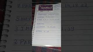 Palpite para o concurso da lotofácil 3152 curte e escreva - se no canal .