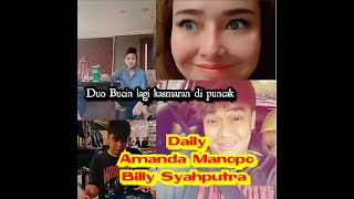 Duo Bucin lagi Kasmaran di Puncak // Daily Amanda Manopo dan Billy Syahputra