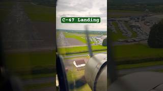 C-47 Final Approach & Landing | #landing #C47 #warbirds #aviation #flying