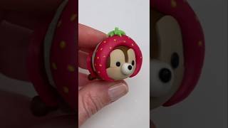 Tsum Tsum Tic & Tac à la fraise en pâte polymère #polymerclay #tsumtsum #strawberries #diy