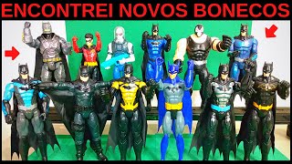 12 Bonecos DC Comics The Batman com Asas, Robin, Bane, Mr. Freeze, Batman Bat-Tech, Metal Tech