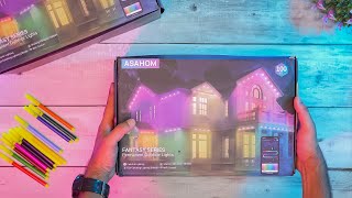 ASAHOM Smart RGB Outdoor Lights Review!