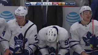 John Tavares 4th goal of the season! 7/10/2018 (Toronto Maple Leafs at Chicago Blackhawks)