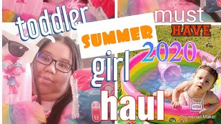 Summer toddler haul /2020/ must have😍🥰🤩/walmart./Affordable baby girl/