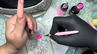 How to “Glitter Frenchies” or “Sugar Nails” | Beginner Friendly & Easy✨🙌🏼