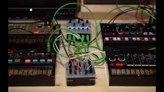 Bastl DUDE - first Jam with Korg Volcas and the KASTLE (Riamiwo StudioVlog 56)