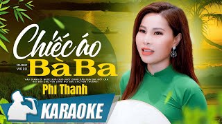 KARAOKE Chiếc Áo Bà Ba - Phi Thanh | Chiếc áo bà ba trên dòng sông thăm thẳm