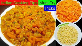 New Trick Ke Sath Gajar Chana Dal Ki Sabji