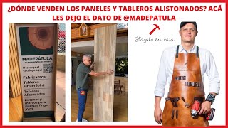 ¿Dónde venden los paneles y tableros alistonados? Acá les dejo el dato de @madepatula