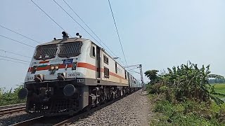 🔥Deadly High Speed Trains on +Dhauli Express + Purulia SF +Bagh Jatin Ex Attack Indian Railways