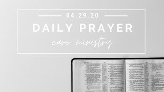 Daily Prayer-April 29, 2020