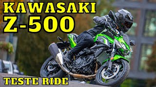 Teste Ride nova Kawasaki Z 500