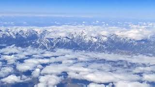 Tianshan Snow Mountain on the Clouds: The first snow of 2021.  .  .