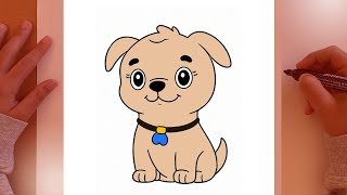 COMO DESENHAR UM CACHORRINHO KAWAII