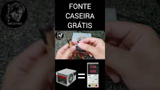 #shorts #fonte #caseiro #atx #computador #gratis #sucata #gambiarra #facil #diy #magaiver #lixo