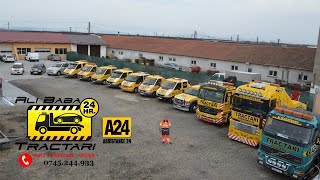 Parc Auto, Utilaje, Parcare si Service - Prezentare Ali Baba Tractari SM