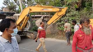 SUMITOMO Excavator The walls broke down