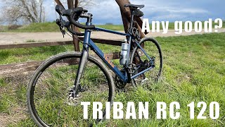 Budget Bike 50k Ride mit dem Decathlon Triban RC 120