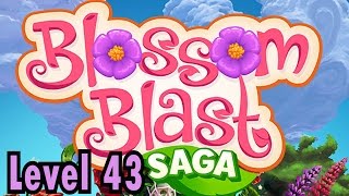 Blossom Blast Saga - Level 43 no boosters (1080p HD) - Gameplay and walktrough