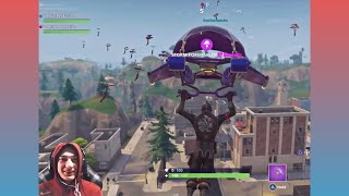 First Time Landing Tilted Towers in Fortnite! (Nostalgia Inbound)