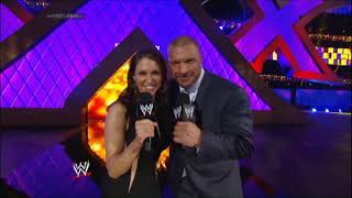 WWE WrestleMania 30 - Triple H & Stephanie McMahon Reveal the WrestleMania Set (2014-04-06)