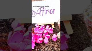 💚Afra💚 #namewritting #nameart #handwriting #namedesign #trending #diy #shortsfeed #satisfying #art