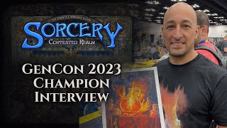 Sorcery TCG Unleashed: Exclusive Interview with Gencon 2023 Champion, Jarrett Messing!