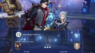 Wriothesley-Neuvillette Solo Abyss 4.1 (no reset) - Genshin Impact