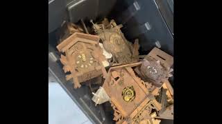 First unboxing of the clock shop we bought out in May 2022