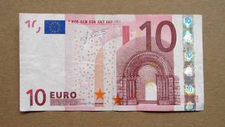 10 Euro Banknote (Deset Eura / 2002), Face & Reverse