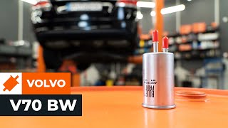 Как заменить топливный фильтр на VOLVO V70 BW [ВИДЕОУРОК AUTODOC]