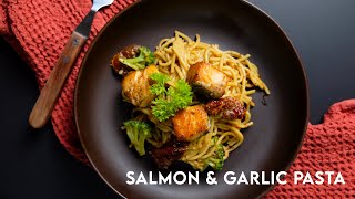 Pause & Reset in Bali and Cooking Salmon & Garlic Pasta Recipe Vlog