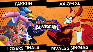 Boo State Beatdown - Takkun (Fleet, Wrastor) vs Axiom XL (Wrastor) - Losers Finals