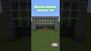 Minecraft Automatic Sugarcane Farm - 1.20+ #minecraft #shorts #fypシ