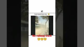 😱Train Run On Road. #train #amazing #amazingvideo #railwaytrack #funny #awesome #magic