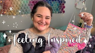 Feeling Inspired Ep 42: @felicityyarnstudio Knitting and Spinning Podcast Laurel Along & More