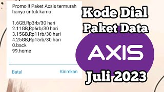 Baru 9 Kode Deal Paket Data Kartu Axis Termurah Di Bulan Juli Terbaru