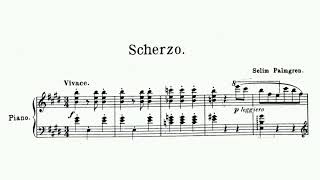 Selim Palmgren - Scherzo in E major (audio + sheet music)