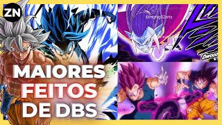 MAIORES FEITOS DE DRAGON BALL SUPER