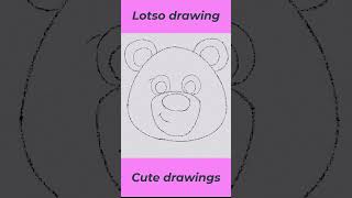 Easy and cute Lotso drawing for kids #cutedraws #easytodraw #howtodraweverything