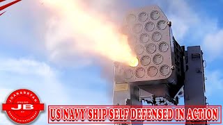 US Navy Ship Self-Defense System in Action😲