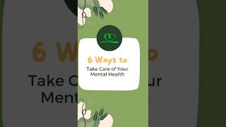 6 Ways to Take Care of Your Mental Health #mentalhealthawareness #mentalhealthmatters