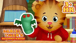 Daniel Makes a Dragon Puppet | New Compilation | Cartoons for Kids | Daniel Tiger