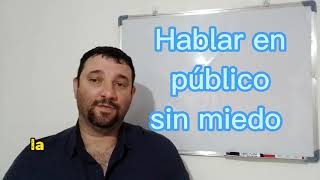 Bienvenida a mi nuevo grupo: "Hablar en público sin miedo"😱