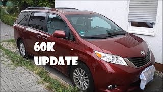 2015 Toyota Sienna XLE 60k update video + quick life update