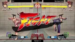 Realms Games USF4 Ranbat 1.2 Round 1 Piro vs Newtype Andy