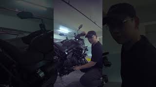 KAWASAKI VERSYS AKRAPOVIC UNDERBELLY FULL EXHAUST SOUND CHECK #kawasakiversys