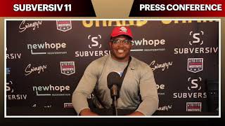 SUBVERSIV 11 - GRAND CHAMPIONSHIP PRESS CONFERENCE